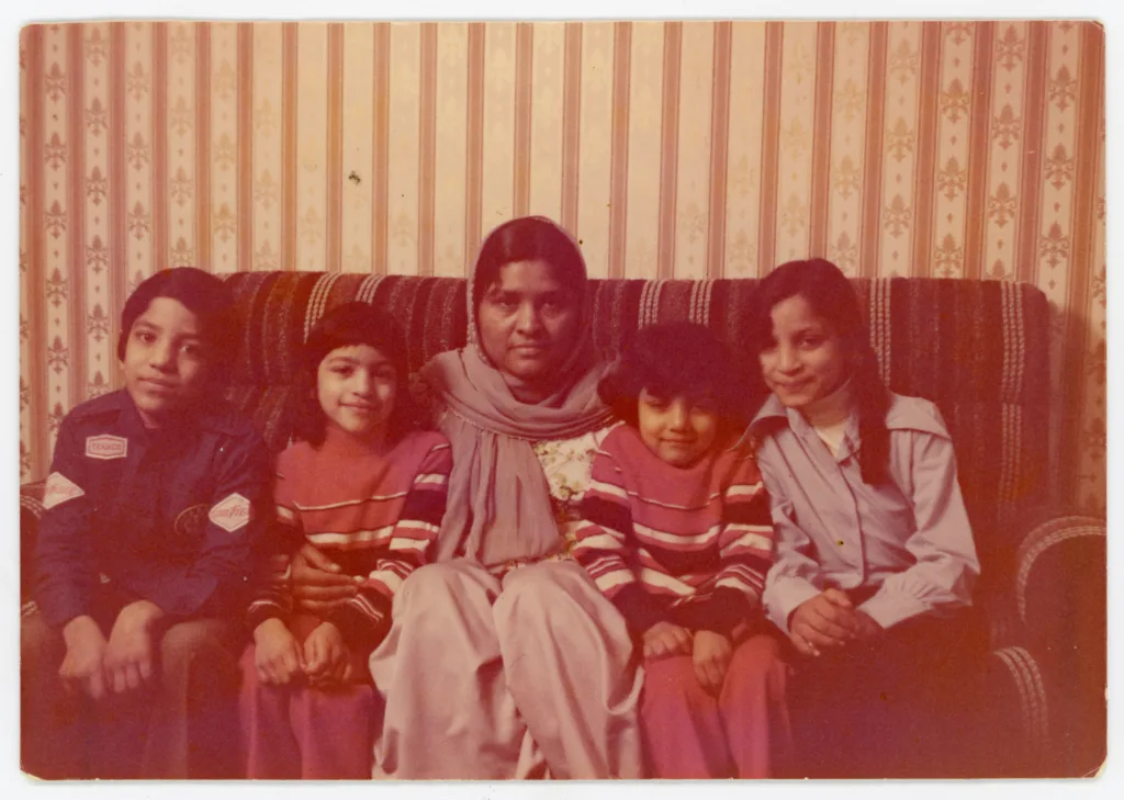 Gulzarina Begum and family,  Southfield Square, c.1970