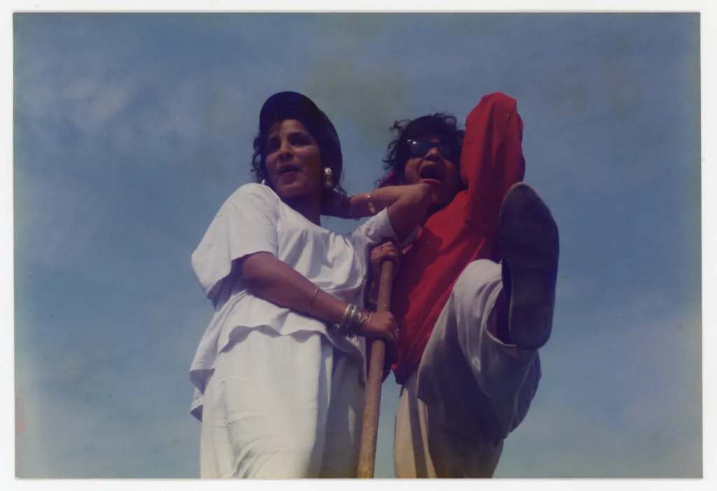 Samia and Samina Ashraf, Saltaire, c.1988