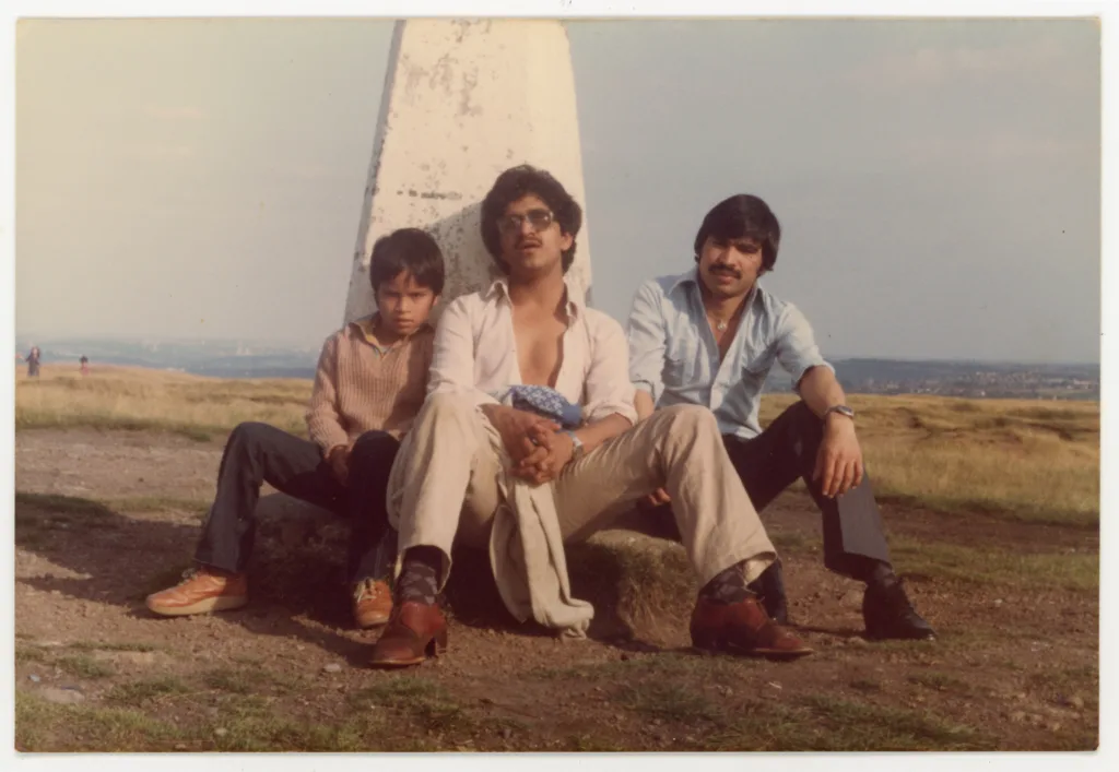 Kamran Bhatti, Javed Ashraf and Riaz Shahid, Baildon Moor, 1981
