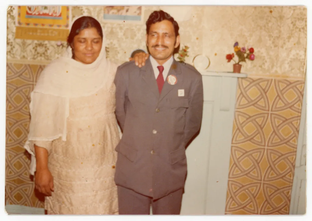 Gulzarina Begum and Mohammed Ashraf, Southfield Square, c.1970