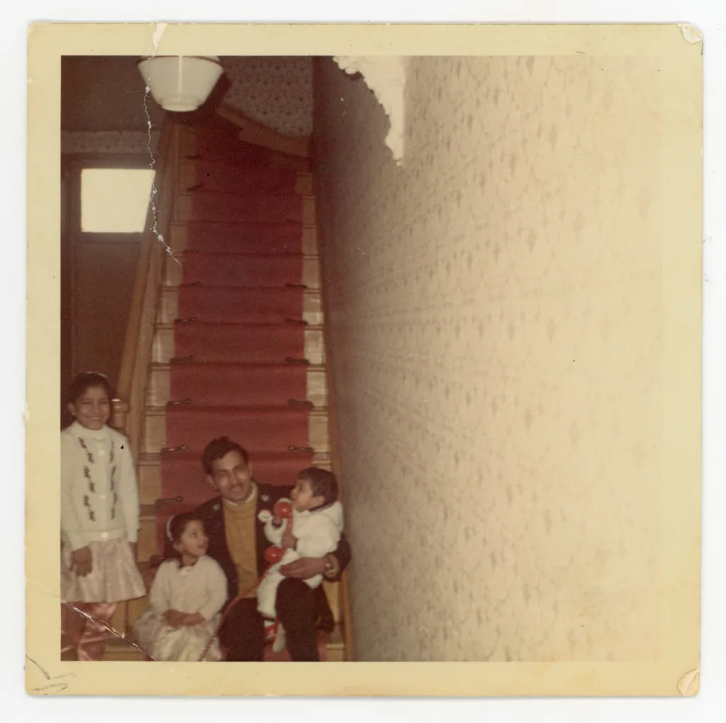 The Ashraf family, Southfield Square, c.1970