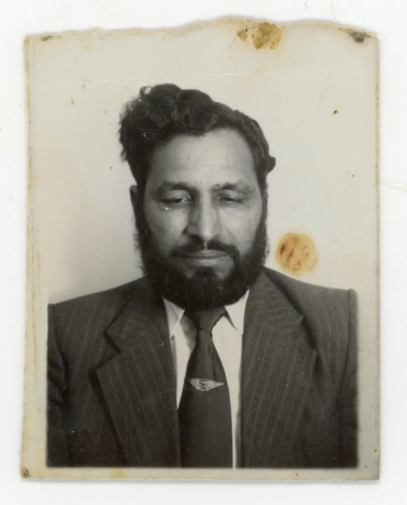 Mohammed Ashraf, passport photo, 1980