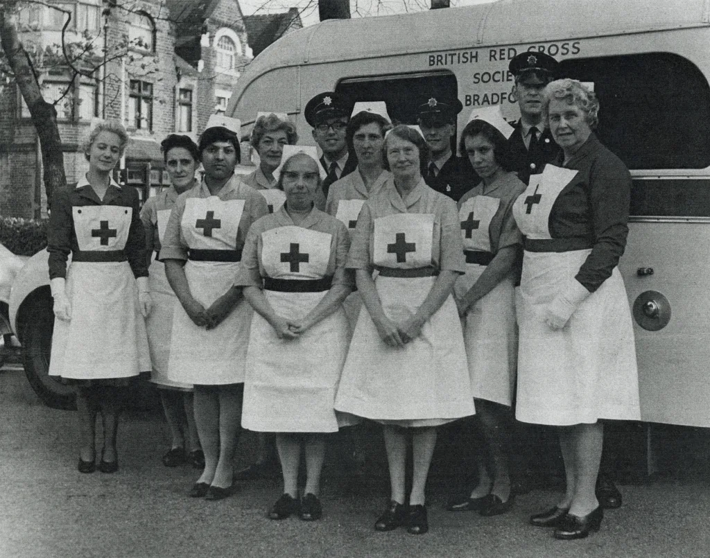 Volunteer Red cross Nurses, Morley Street, 1965