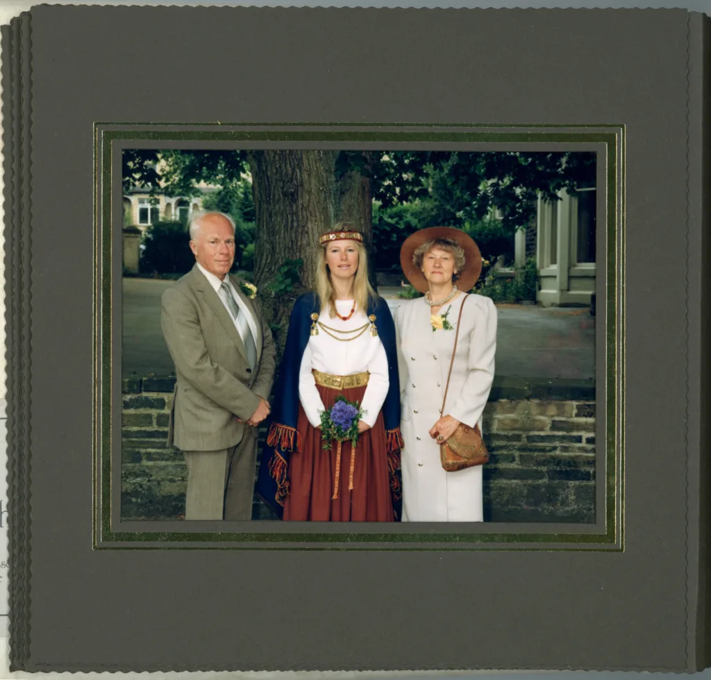 Viktors Busevics, Ritta Harrison and Dzidra Busevics, 1990