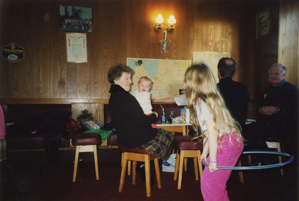 Dzidra Busevics, Laima Harrison and Inara Harrison, Latvian Club, 1999