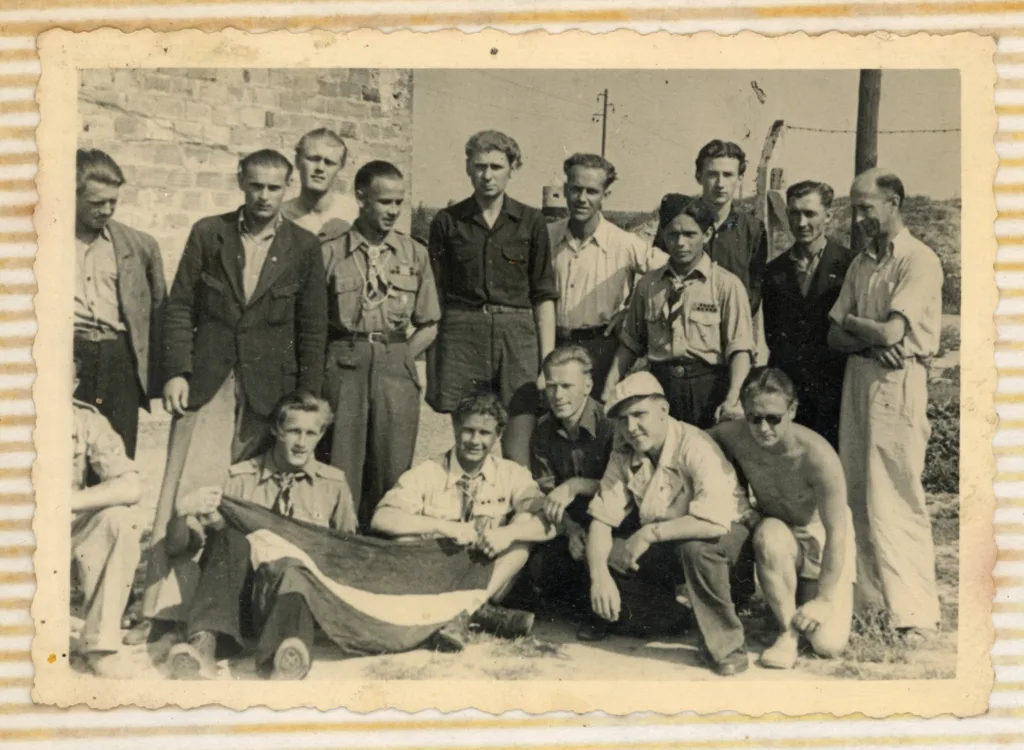 Viktors Busevics and others, Germany, 1946