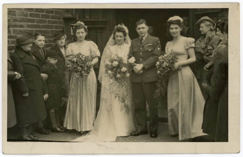 Norma and Duncan’s Wedding Day, Great Horton, c.1930