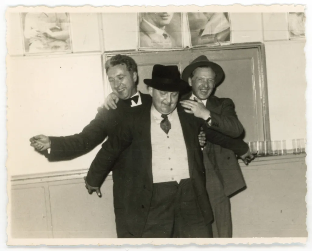 Hans Holmberg and friends, Estonian Club, Bradford, c.1950