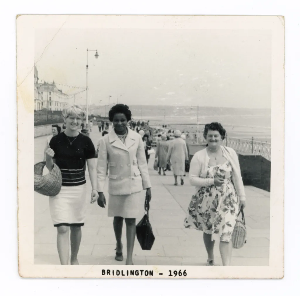 Viola McKenzie  and friends, Bridlington, 1966