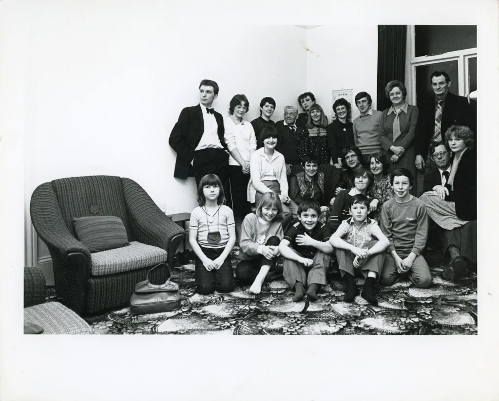 Leaving party, Pollard Lane, 1981