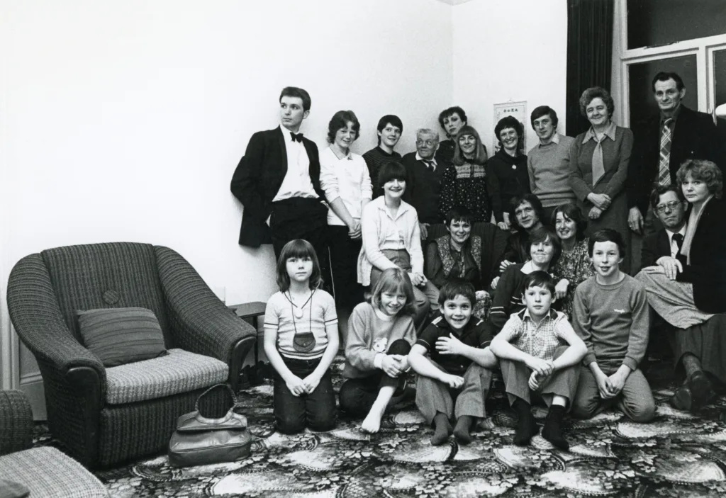 Leaving party, Pollard Lane, 1981