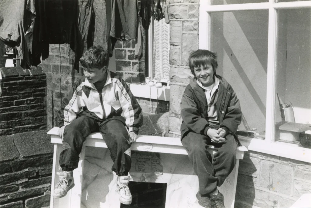 Rupert Papp and friend, c.1990