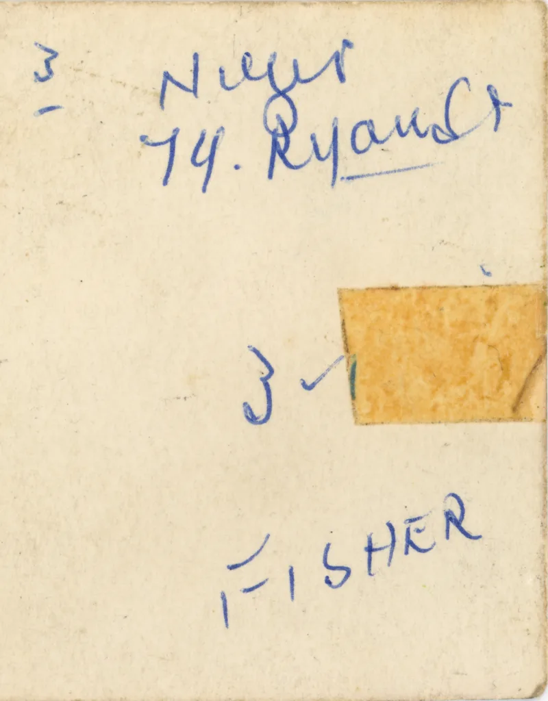 Reverse of Najam-Un-Nisa Portait, c.1965