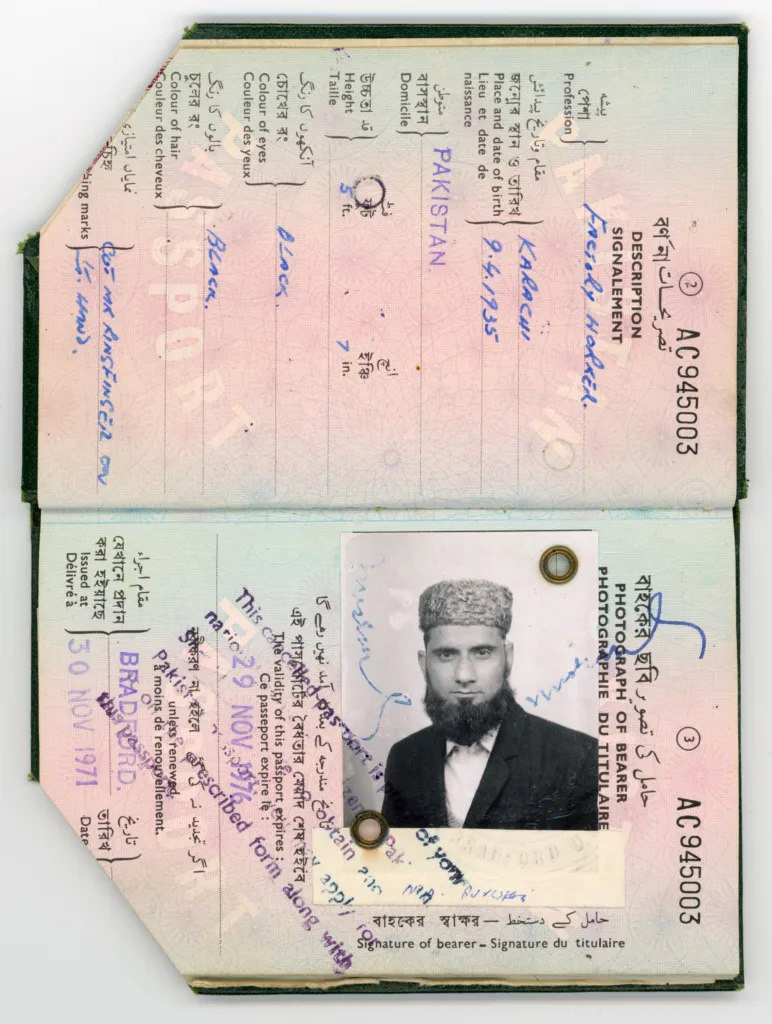 Nazir Ahmed Qureshi, Bradford, 1971