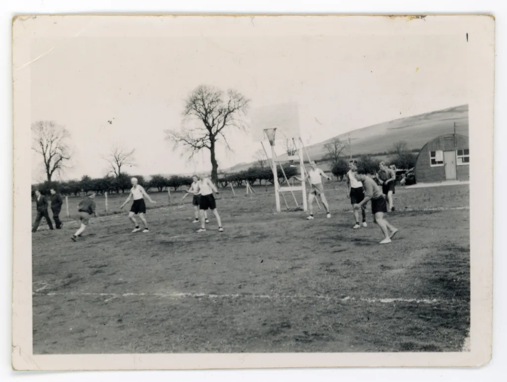 Ulo Tendal and teamates, Northumberland, c.1950