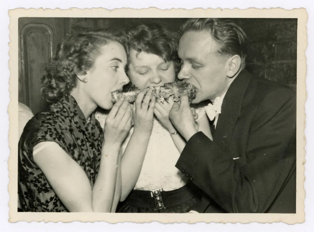 Maimu and friends, Bradford, c.1955