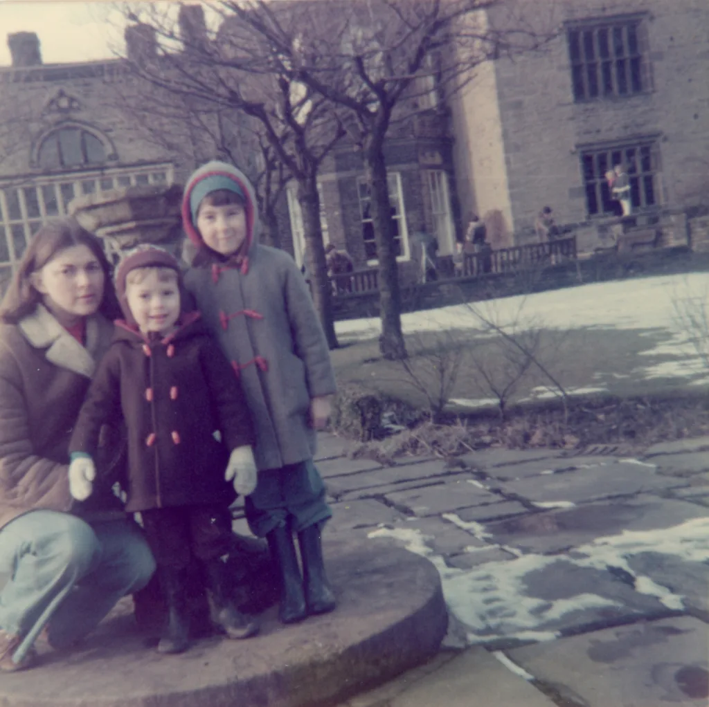 Sue, Graeme and Rachel, Bolling Hall c.1970