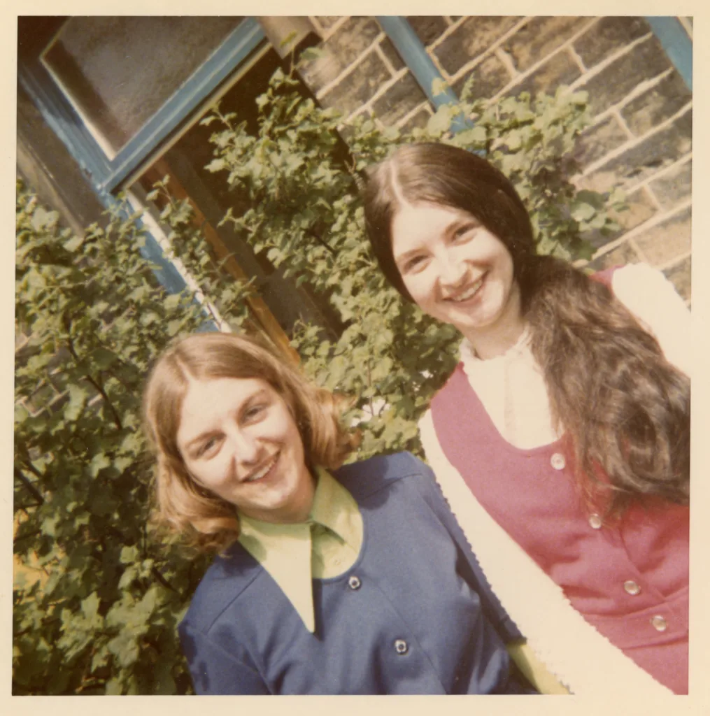 Joan Wimbush and June Nicholson, Falmouth Avenue, 1973
