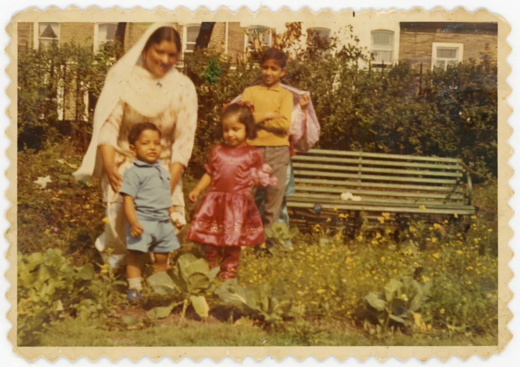 Gulzarina Begum and family, Southfield Square, c.1970