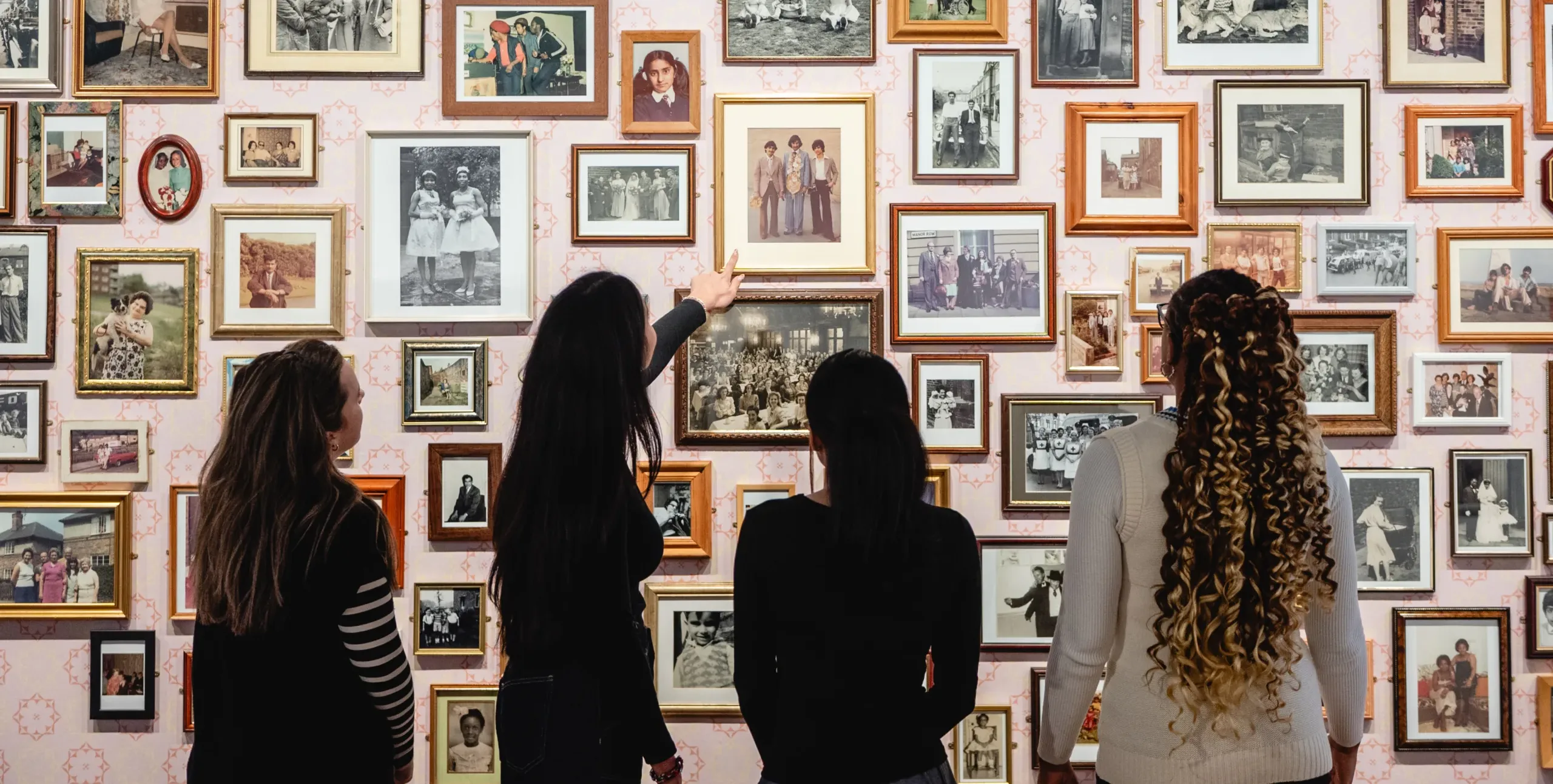 Installation shot with people